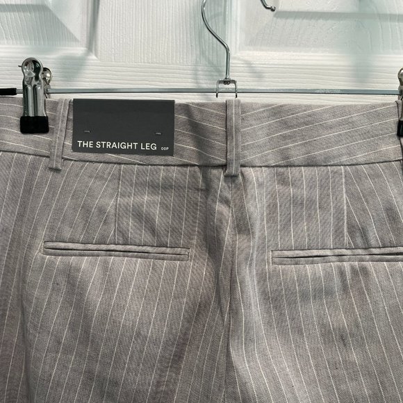 BNWT Ann Taylor Straight Leg Pant In Farrow Stripe - Picture 6 of 7